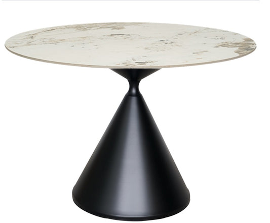 Mesa de comedor de piedra 100/120Ø Alaska