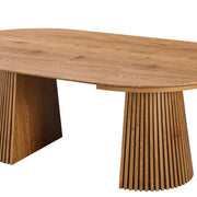 Mesa de comedor redonda extensible 120-160-200cm Ellan