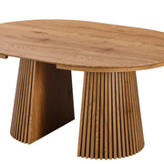 Mesa de comedor redonda extensible 120-160-200cm Ellan