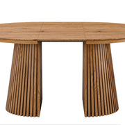 Mesa de comedor redonda extensible 120-160-200cm Ellan