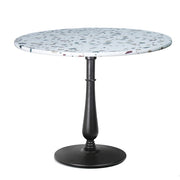 Mesa de comedor redonda Ø80/90 terrazo Tur
