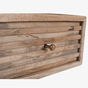 Mesilla de noche Arlet de madera de mango natural 45 cm - Vintahome