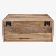 Mesilla de noche Arlet de madera de mango natural 45 cm - Vintahome