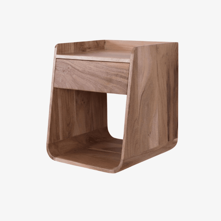 Mesilla de noche SURA en madera de mango artesanal - Vintahome
