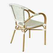 Silla Bistro Parisina Montaigne con Brazos – Bamboo Look - Vintahome