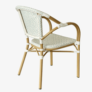 Silla Bistro Parisina Montaigne con Brazos – Bamboo Look - Vintahome