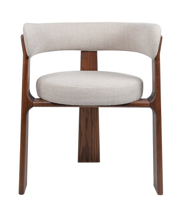 Silla de comedor con apoyabrazos madera fresno Moncayo - Vintahome