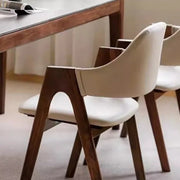 Silla de comedor con brazos nórdica Loira beige - Vintahome
