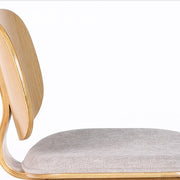 Silla de comedor de madera y tapizado Everly - Vintahome