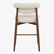 Silla de comedor escandinava Lagem nogal - Vintahome