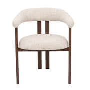 Silla de comedor escandinavo con brazos HYGGE Tapizado - Vintahome