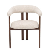 Silla de comedor escandinavo con brazos HYGGE Tapizado - Vintahome