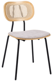 Silla de comedor madera y acero Alan - Vintahome