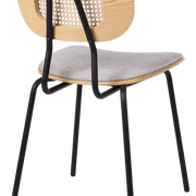Silla de comedor madera y acero Alan - Vintahome