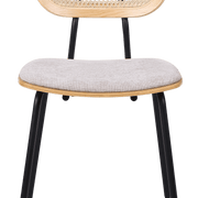 Silla de comedor madera y acero Alan - Vintahome