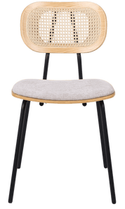 Silla de comedor madera y acero Alan - Vintahome
