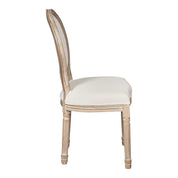 Silla de comedor medallón Luis XVI asiento lino