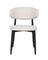 Silla de comedor nórdica acero negro Olimpo - Vintahome
