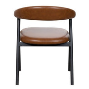 Silla de comedor nórdica Aren marrón vintage - Vintahome