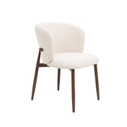 Silla de comedor nórdica Celia tapizada - Vintahome