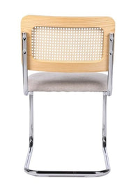 Silla de comedor ratán y tapizada Ninfa - Vintahome