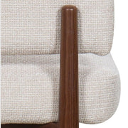 Silla de comedor reposabrazos tapizada Boras - Vintahome