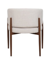 Silla de comedor reposabrazos tapizada Boras - Vintahome