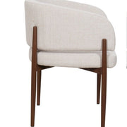 Silla de comedor reposabrazos tapizada Boras - Vintahome