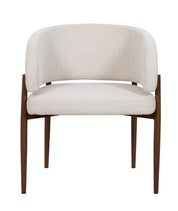 Silla de comedor reposabrazos tapizada Blark