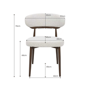 Silla de comedor Scandiwood nogal - Vintahome
