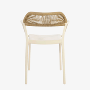 Silla de jardín respaldo cuerda Eco en polipropileno - Vintahome