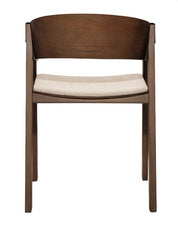 Silla de comedor con reposabrazos madera Mali