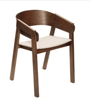 Silla de comedor con reposabrazos madera Mali