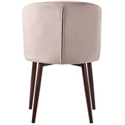 Silla de comedor nórdica terciopelo Úrsula