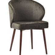 Silla de comedor nórdica terciopelo Úrsula