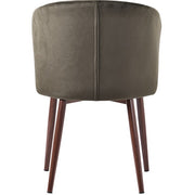 Silla de comedor nórdica terciopelo Úrsula