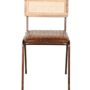 Silla comedor vintage cuero Sarun