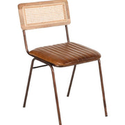 Silla comedor vintage cuero Sarun
