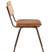 Silla comedor vintage cuero Sarun