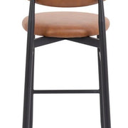 Taburete de bar nórdico Olimpo marrón vintage 75cm - Vintahome