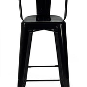 Taburete de bar Tolux Respaldo alto - Vintahome
#color_Negro