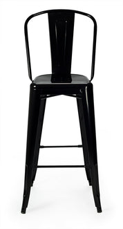 Taburete de bar Tolux Respaldo alto - Vintahome
#color_Negro