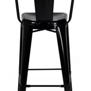 Taburete de bar Tolux Respaldo alto - Vintahome
#color_Negro