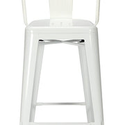 Taburete de bar Tolux Respaldo alto - Vintahome
#color_Blanco