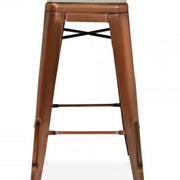 Taburete de bar vintage Lix cobre
