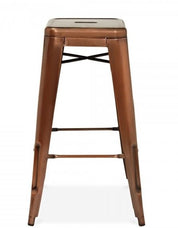 Taburete de bar vintage Lix cobre