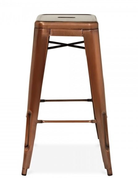 Taburete de bar vintage Lix cobre