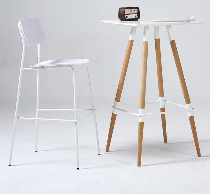 Taburete de bar apilable polipropileno Afra