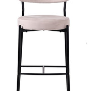 Tabouret en velours Verona 75cm