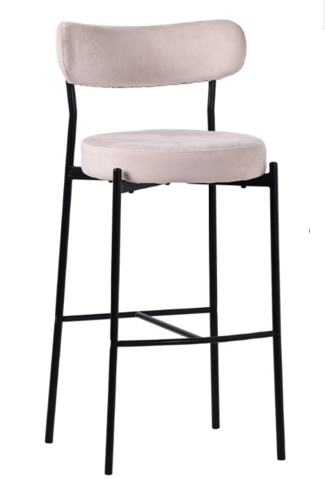 Tabouret en velours Verona 75cm